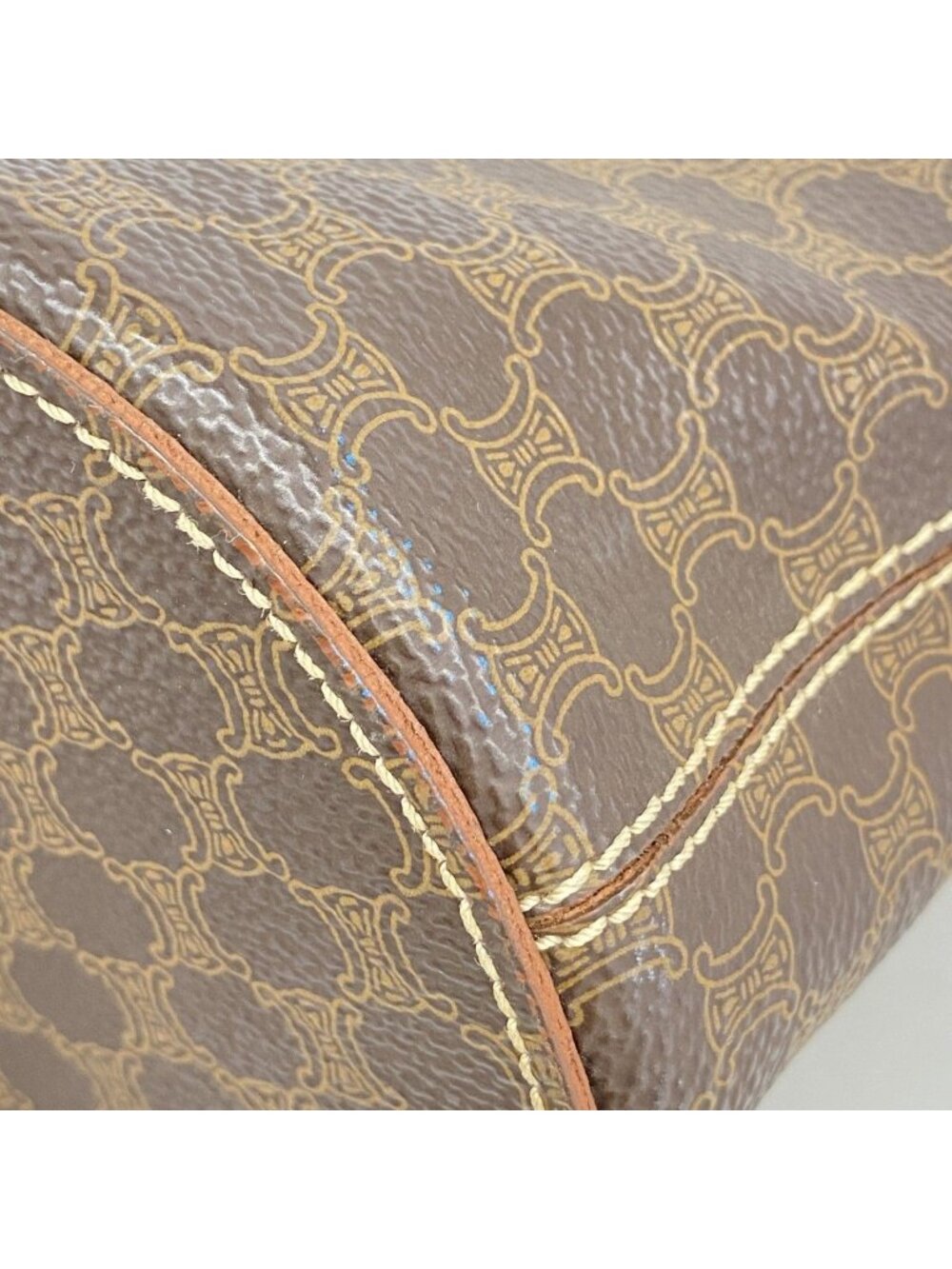 Celine Tote Macadam Brown Gold - Picture 10 of 10